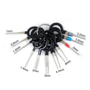 11 pezzi Auto Car Plug Circuito Cablaggio Terminale Estrazione Pick Connettore Crimp Pin Indietro Ago Rimuovi strumento, 11 PCS