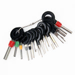 18 pezzi Auto Car Plug Circuito Cablaggio Terminale Estrazione Pick Connettore Crimp Pin Indietro Ago Rimuovi strumento, 18 PCS