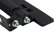 Targa per auto con doppia regolazione della targa in carbonio Porta targa in carbonio regolabile Porta targa universale Accessori per auto, TM-302