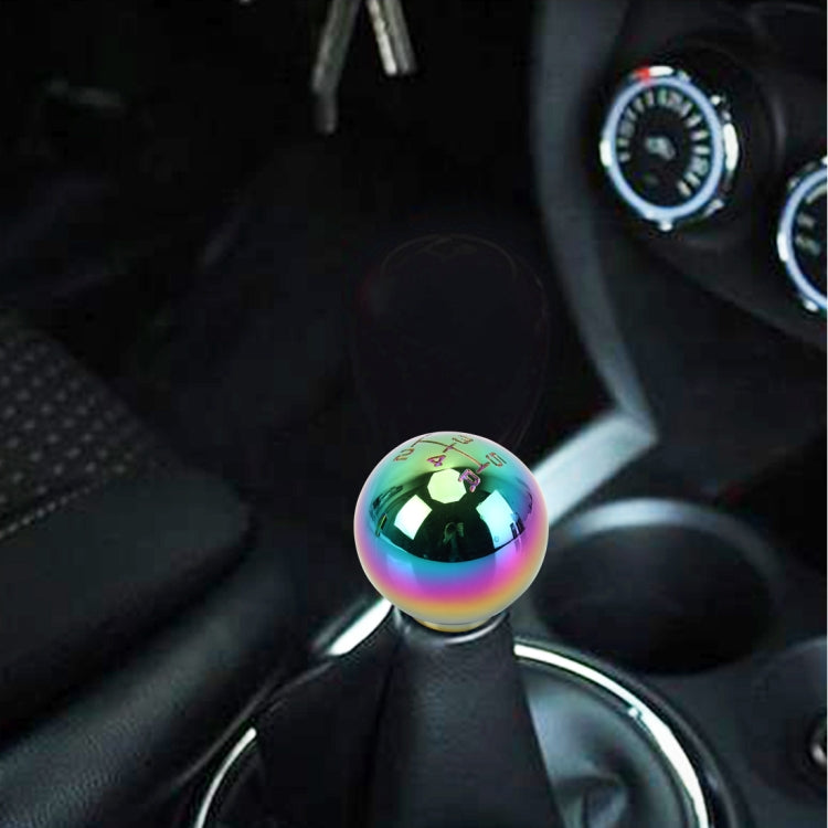Pomello del cambio per auto universale Pomello del cambio per auto modificato Manopola della leva del cambio manuale a 5 velocità Manopole del cambio colorate, Ball Shape