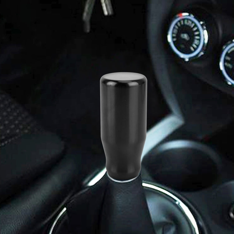 Pomello del cambio modificato per auto universale Pomello della leva del cambio automatico liscio in tinta unita con tre coperture in gomma