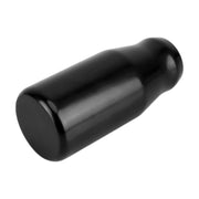 Pomello del cambio modificato per auto universale Pomello della leva del cambio automatico liscio in tinta unita con tre coperture in gomma