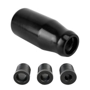 Pomello del cambio modificato per auto universale Pomello della leva del cambio automatico liscio in tinta unita con tre coperture in gomma