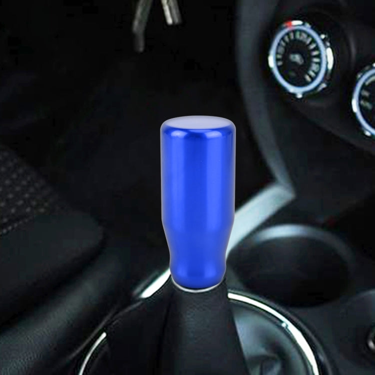 Pomello del cambio modificato per auto universale Pomello della leva del cambio automatico liscio in tinta unita con tre coperture in gomma