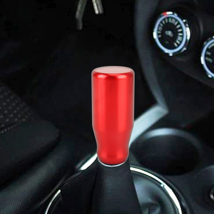 Pomello del cambio modificato per auto universale Pomello della leva del cambio automatico liscio in tinta unita con tre coperture in gomma