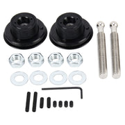 2 pezzi Blocco coperchio auto da corsa Modifica auto in lega di alluminio Tappo olio Blocco coperchio motore modificato Blocco coperchio anteriore da corsa