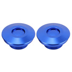 2 pezzi Blocco coperchio auto da corsa Modifica auto in lega di alluminio Tappo olio Blocco coperchio motore modificato Blocco coperchio anteriore da corsa
