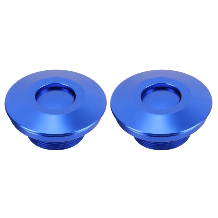 2 pezzi Blocco coperchio auto da corsa Modifica auto in lega di alluminio Tappo olio Blocco coperchio motore modificato Blocco coperchio anteriore da corsa