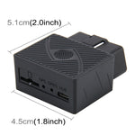 Dispositivo di posizionamento veicolo GPS OBD (GPS+2G GSM+SMS/GPRS) Il sistema quad-band supporta recinzione elettronica e richiesta di posizione tramite SMS, OBD GPS