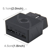 Dispositivo di posizionamento veicolo GPS OBD (GPS+2G GSM+SMS/GPRS) Il sistema quad-band supporta recinzione elettronica e richiesta di posizione tramite SMS, OBD GPS
