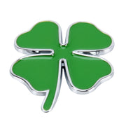 Quadrifoglio Erba Fortuna Simbolo Distintivo Emblema Etichettatura Adesivo Styling Auto Decorazione cruscotto, Dimensioni: 7,5 * 6 cm, Size: 7.5x6cm
