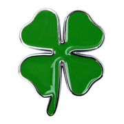 Quadrifoglio Erba Fortuna Simbolo Distintivo Emblema Etichettatura Adesivo Styling Auto Decorazione cruscotto, Dimensioni: 7,5 * 6 cm, Size: 7.5x6cm
