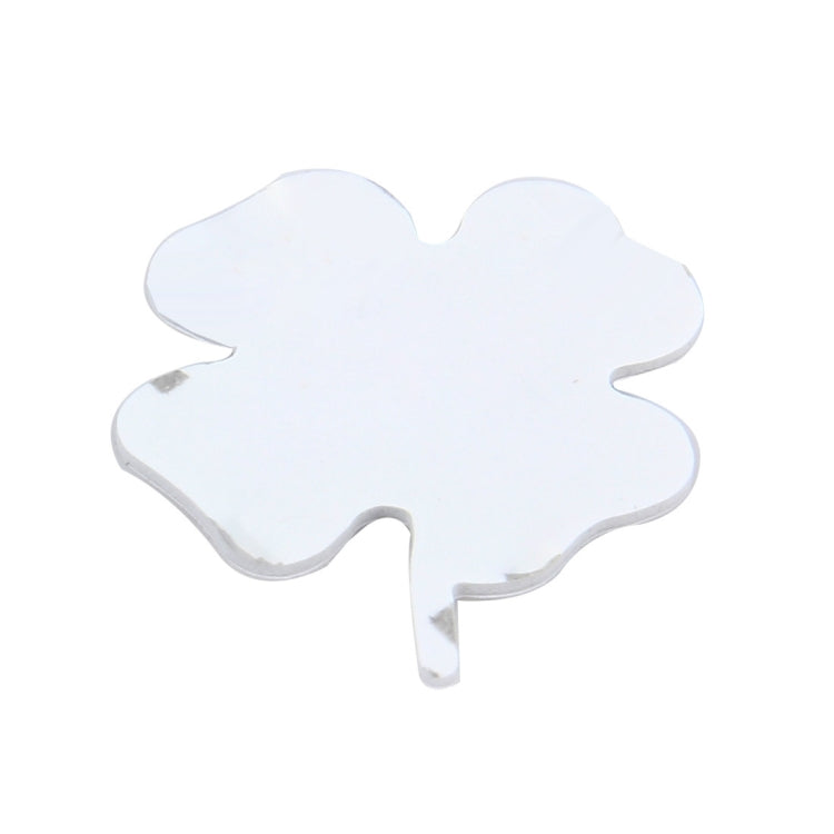 Quadrifoglio Erba Fortuna Simbolo Distintivo Emblema Etichettatura Adesivo Styling Auto Decorazione cruscotto, Dimensioni: 7,5 * 6 cm, Size: 7.5x6cm