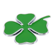 Quadrifoglio Erba Fortuna Simbolo Distintivo Emblema Etichettatura Adesivo Styling Auto Decorazione cruscotto, Dimensioni: 4 * 3,3 cm, Size: 4x3.3cm