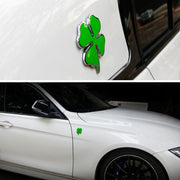 Quadrifoglio Erba Fortuna Simbolo Distintivo Emblema Etichettatura Adesivo Styling Auto Decorazione cruscotto, Dimensioni: 4 * 3,3 cm, Size: 4x3.3cm