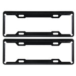 Telaio targa in piombo da 2 pezzi in carbonio Portatarga universale per telaio porta targa per auto semplice e bello, Carbon Lead License Plate Frame