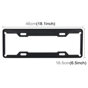 Telaio targa in piombo da 2 pezzi in carbonio Portatarga universale per telaio porta targa per auto semplice e bello, Carbon Lead License Plate Frame