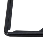 Telaio targa in piombo da 2 pezzi in carbonio Portatarga universale per telaio porta targa per auto semplice e bello, Carbon Lead License Plate Frame