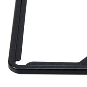 Telaio targa in piombo da 2 pezzi in carbonio Portatarga universale per telaio porta targa per auto semplice e bello, Carbon Lead License Plate Frame