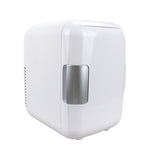 Mini frigorifero portatile per riscaldamento e raffreddamento automatico da 4 litri per auto e casa, tensione: DC 12V/AC 220V, Mini 4L White, Mini 4L Pink, Mini 4L Blue