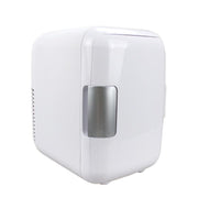 Mini frigorifero portatile per riscaldamento e raffreddamento automatico da 4 litri per auto e casa, tensione: DC 12V/AC 220V, Mini 4L White, Mini 4L Pink, Mini 4L Blue