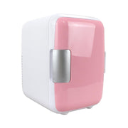 Mini frigorifero portatile per riscaldamento e raffreddamento automatico da 4 litri per auto e casa, tensione: DC 12V/AC 220V, Mini 4L White, Mini 4L Pink, Mini 4L Blue