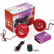 Audio modificato anti-smarrimento MP3 per moto, supporto Bluetooth, scheda TF, lettore disco U e FM, MP3 Audio