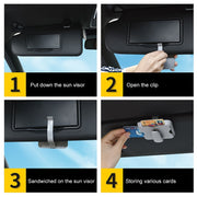 Y-905 Clip per carte da inserire per auto multifunzionali, Y-905