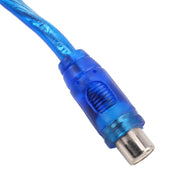 Cablaggio per cavo audio video AV per auto da 1 femmina a 2 maschi in alluminio, lunghezza cavo: 26 cm, 1 Female to 2 Male