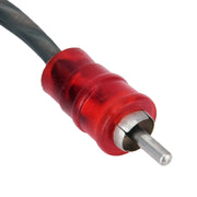 Cablaggio per cavo audio video AV per auto da 2 femmine a 1 maschio in rame, lunghezza cavo: 26 cm, 2 Female to 1 Male (Copper)