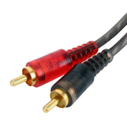 Cablaggio per cavo audio video AV per auto da 1 femmina a 2 maschi in rame, lunghezza cavo: 26 cm, 1 Female to 2 Male (Copper)