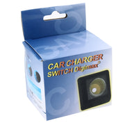 Convertitore di alimentazione per veicoli da 90-240 V CA a 12 V CC con presa accendisigari per auto Convertitore adattatore Amplificatore per veicoli Uscita di potenza: CC 12 V 600 mA (spina UE), 12V 600mA(EU Plug)