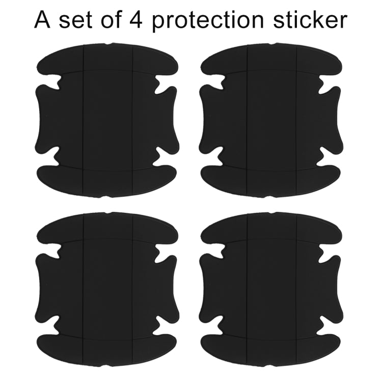 Adesivo resistente ai graffi sulla maniglia della portiera dell'auto da 4 pezzi, Car Door Handle Sticker, 4 PCS
