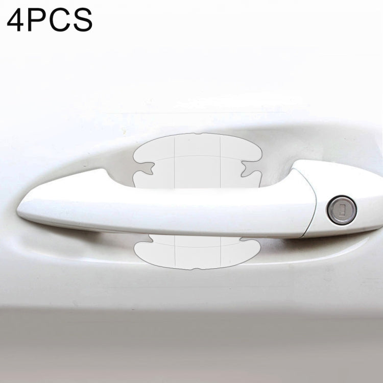 Adesivo resistente ai graffi sulla maniglia della portiera dell'auto da 4 pezzi, Car Door Handle Sticker, 4 PCS
