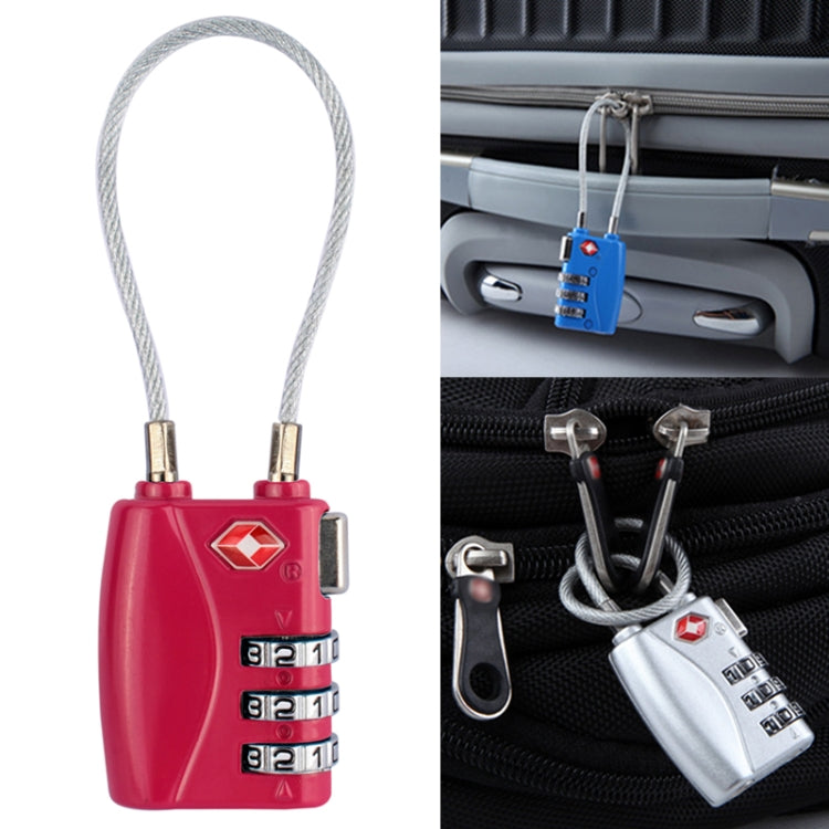 Lucchetto per bagagli da viaggio con password TSA a 3 cifre JASIT TSA719 in lega di zinco