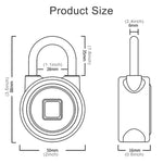 Sblocco remoto con lucchetto per impronte digitali Bluetooth intelligente impermeabile per iOS / Android, Fingerprint and Remote Padlock(Black), Fingerprint and Remote Padlock(Blue), Fingerprint and Remote Padlock(Silver)