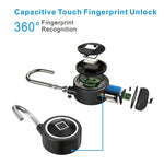 Sblocco remoto con lucchetto per impronte digitali Bluetooth intelligente impermeabile per iOS / Android, Fingerprint and Remote Padlock(Black), Fingerprint and Remote Padlock(Blue), Fingerprint and Remote Padlock(Silver)