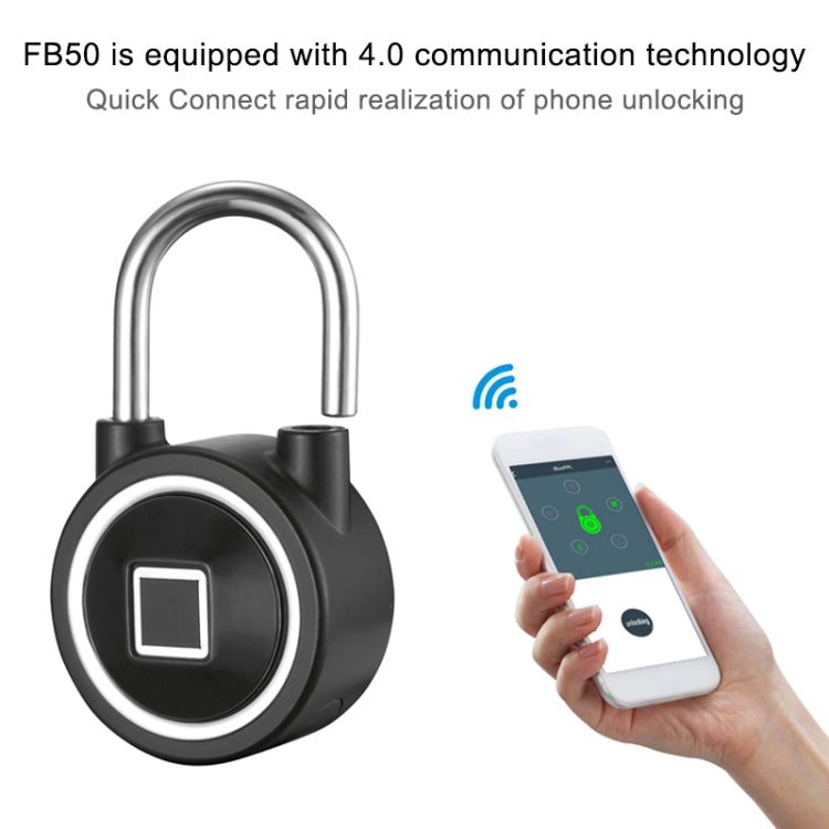 Sblocco remoto con lucchetto per impronte digitali Bluetooth intelligente impermeabile per iOS / Android, Fingerprint and Remote Padlock(Black), Fingerprint and Remote Padlock(Blue), Fingerprint and Remote Padlock(Silver)