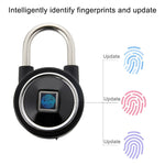 Sblocco remoto con lucchetto per impronte digitali Bluetooth intelligente impermeabile per iOS / Android, Fingerprint and Remote Padlock(Black), Fingerprint and Remote Padlock(Blue), Fingerprint and Remote Padlock(Silver)