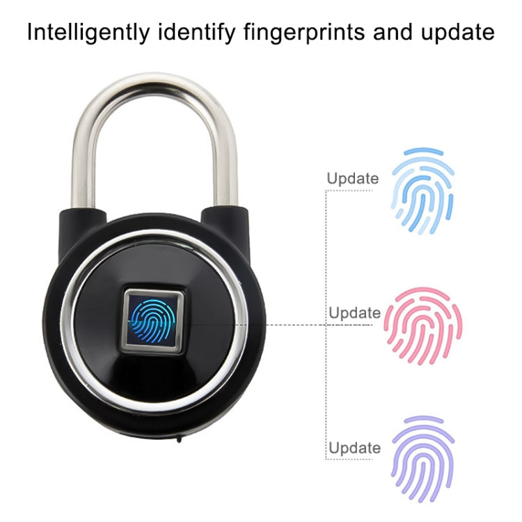 Sblocco remoto con lucchetto per impronte digitali Bluetooth intelligente impermeabile per iOS / Android, Fingerprint and Remote Padlock(Black), Fingerprint and Remote Padlock(Blue), Fingerprint and Remote Padlock(Silver)