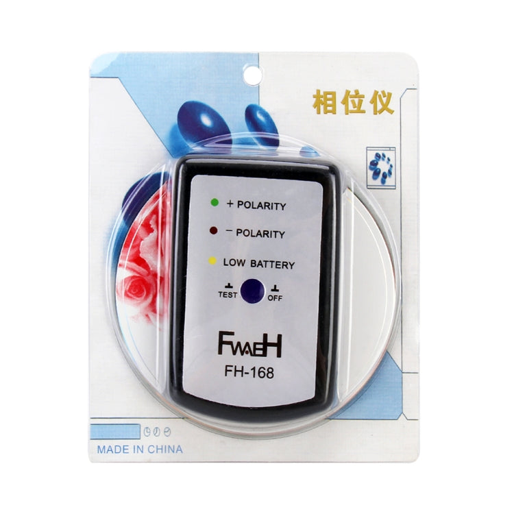 Misuratore di fase del tester di polarità degli altoparlanti per auto FH-168, Audio Speaker Polarity Tester