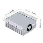 Convertitore trasformatore amplificatore di potenza CC-CC per auto da 15 A 360 W CC da 12 V a 24 V, 15A 360W