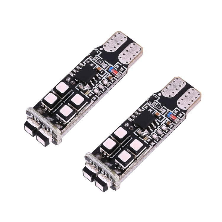 2 pezzi W5W 194 T10 multi colori 10 SMD 3535 LED luce di ingombro per auto con telecomando, DC 12V, 2 PCS SMD 3535