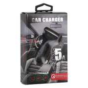 Caricabatteria da auto rapido intelligente LZ-429 QC3.0 2.4A con tre porte USB, LZ-429 Black, LZ-429 White