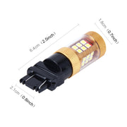 2 PZ 3157 15W 1300LM 6500K 28 SMD-3030 LED Luci freno per auto Indicatore di direzione, DC 12V, 3157