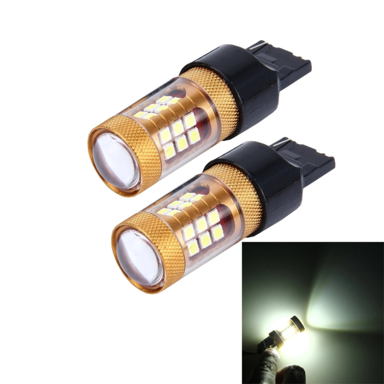 2 PZ 7440 15W 1300LM 6500K 28 SMD-3030 LED Luci freno per auto Indicatore di direzione, DC 12V, 7440
