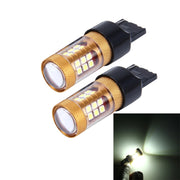 2 PZ 7440 15W 1300LM 6500K 28 SMD-3030 LED Luci freno per auto Indicatore di direzione, DC 12V, 7440