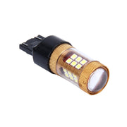 2 PZ 7443 15W 1300LM 6500K 28 SMD-3030 LED Luci freno per auto Indicatore di direzione, DC 12V, 7443