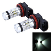 2 PCS H8/H11 10W 500LM 6000K 20SMD-2835 LED fendinebbia per auto, DC 12V, H8/H11 10W