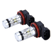 2 PCS H8/H11 10W 500LM 6000K 20SMD-2835 LED fendinebbia per auto, DC 12V, H8/H11 10W